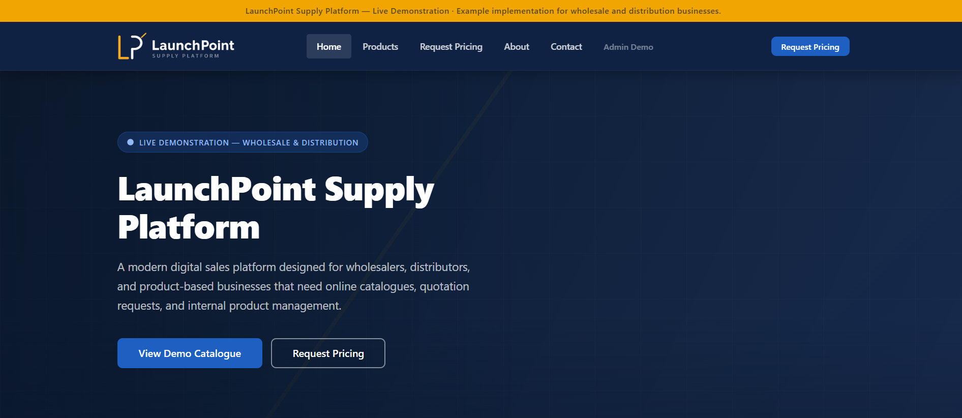 LaunchPoint Supply Platform